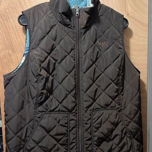 Ariat Quilted Brown Vest
